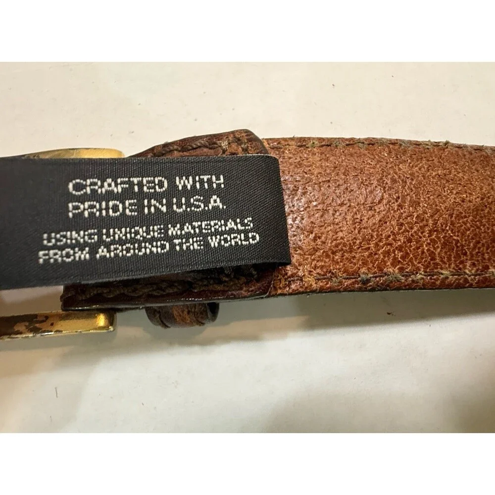 Brighton Classics Gator Leather Unisex‎ Belt M21538 Authentic SIZE 40